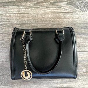 Charles Jourdan Black Leather Tote
